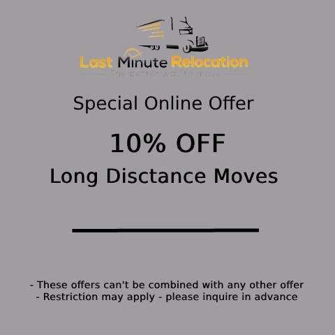 Last Minute Relocation Offer