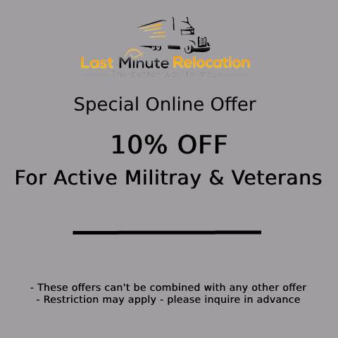 Last Minute Relocation Offer